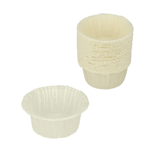 30 db fehér Metaltex peremes muffin papír