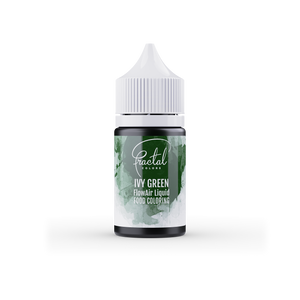 30 ml Fractal borostyánzöld airbrush folyékony ételfesték