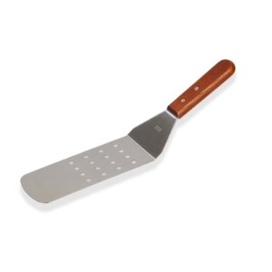 36 cm-es rozsdamentes lyukacsos hajlított tészta spatula