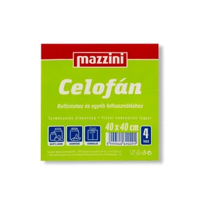 4 ív 40*40 cm-es celofán befőzéshez Mazzini