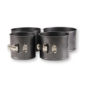 4 részes magas kapcsos tortaforma készlet