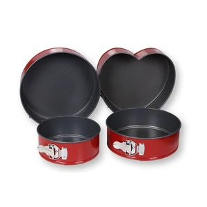 4 részes tapadásmentes kapcsos tortaforma készlet