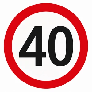 40. szülinapi tortaostya