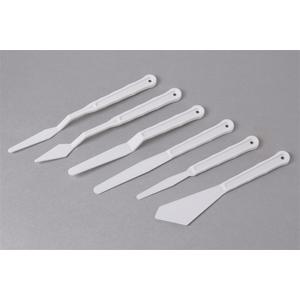 6 részes kis méretű műanyag spatula készlet