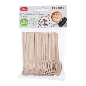 50 db bambusz kávéskanál Alpina