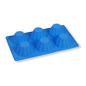 6 adagos 7 cm átmérőjű szilikon kosárka forma