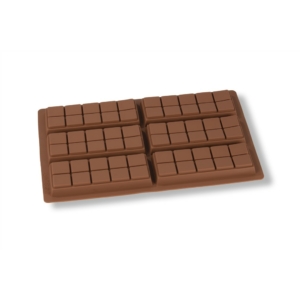 6 adagos kockás szilikon táblás csoki forma