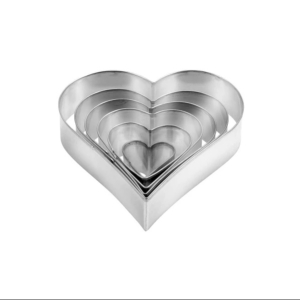 6 részes szív alakú sütikiszúró készlet Tescoma Delícia