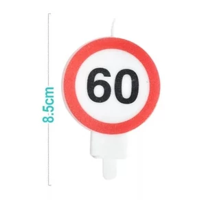 60-as szülinapi gyertya