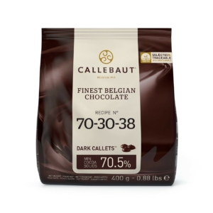 70,5%-os étcsokoládé pasztilla (korong) 400 g Callebaut 70-30-38