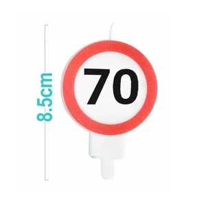 70-es szülinapi gyertya