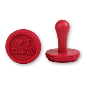 I love bicuit feliratú sütemény pecsét
