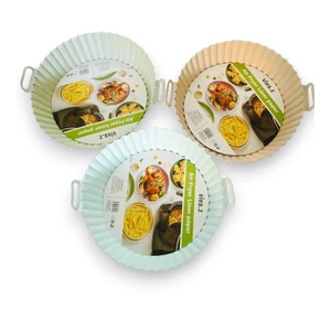 Air fryer szilikon sütőforma kerek 16 cm átmérő 5 cm magas