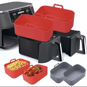 Air fryer sütőforma szögletes szilikon 19*12 cm