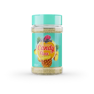 Ananász ízesítésű vattacukor alapanyag 300 g