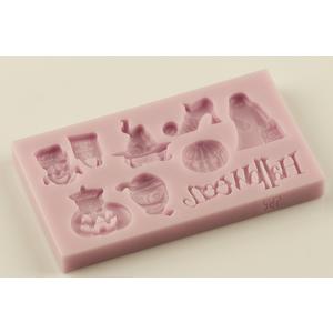 Apró Halloween figurák szilikon fondant forma