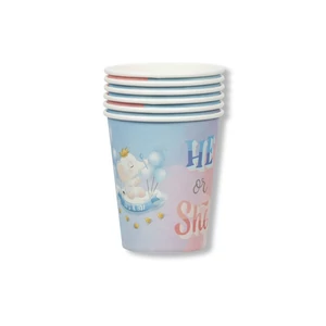 Babavárós fiú vagy lány papírpohár 250 ml 6 db