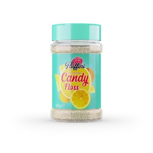 Citrom ízesítésű vattacukor alapanyag 300 g