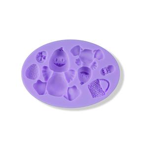 Csibék és tojások szilikon fondant forma (extra vastag)