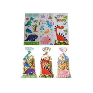 Dinoszauruszos celofán tasak 12 db