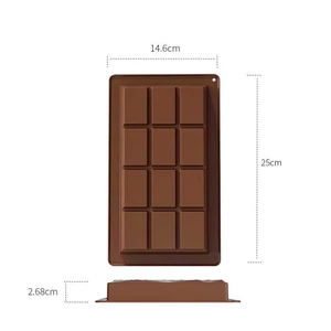 Dubai csoki forma, szilikon, óriás tábla téglalap