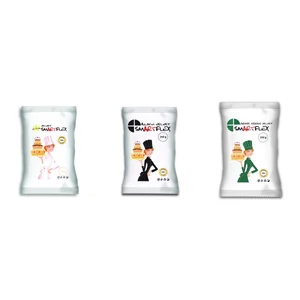 Smartflex fondant massza csomag tortadíszítéshez (fehér, fekete, zöld)