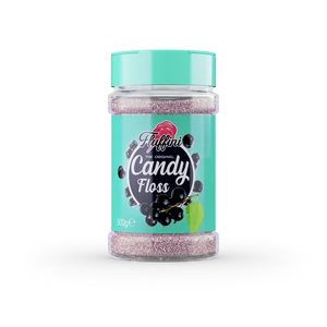 Feketeribizli ízesítésű vattacukor alapanyag 300 ga