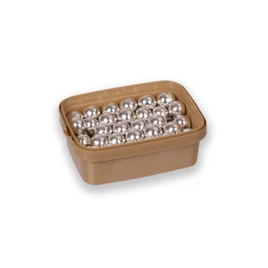 Fényes ezüst óriás roppanós cukorgyöngy 150 g