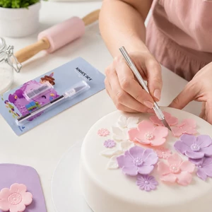 Fondant modellező szike tortadíszítéshez pótfejjel