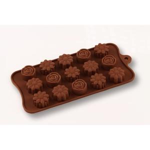 Három -féle virág szilikonos bonbon forma