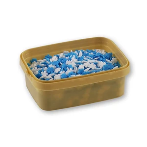 15 dkg kék-fehér hópehely alakú cukorkonfetti