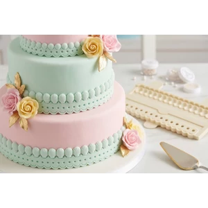 Kagyló alakú fondant gyöngysor készítő