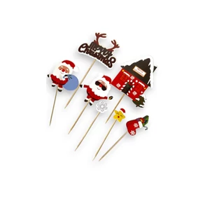 Karácsonyi torta és muffin dekoráló szett, 7 részes