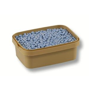 Gyöngyház kék cukorgyöngy roppanós 20 dkg 4 mm ÚJ KÉP KELL!