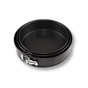 Kerek 3 részes kapcsos tortaforma készlet 