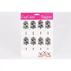 Madárkalitka mintás sütemény díszítő pálcika