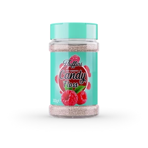 Málna ízesítésű vattacukor alapanyag 300 g