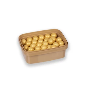 Matt arany óriás roppanós cukorgyöngy 150 g