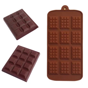 Szilikon mini táblás csoki forma