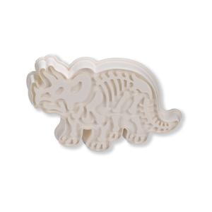 Műanyag triceratops dinoszaurusz kiszúró