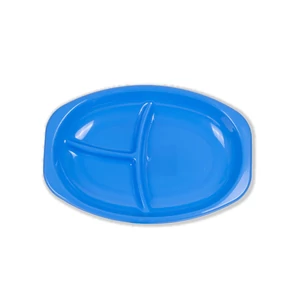 Ovális műanyag osztott tál