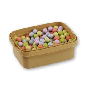 Pasztell színű matt cukorral bevont csokigolyó 200 g