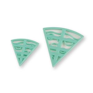 Pizzaszelet fondant mintázó