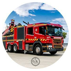 Scania Tűzoltó autó tortaostya