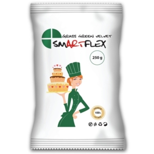 Smartflex Velvet fűzöld fondant massza vanília ízesítéssel 250 g
