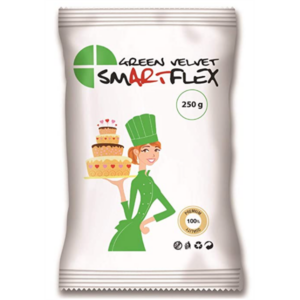 Smartflex Velvet zöld fondant massza vanília ízesítéssel 250 g
