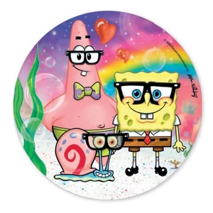 Szemüveges Spongya Bob tortaostya