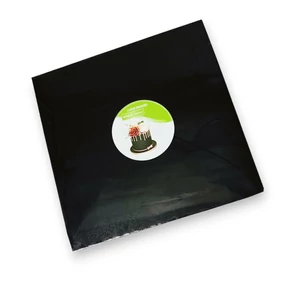 Tortadob fekete négyzet alakú 30*30 cm