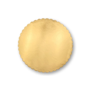 22 cm-es fodros arany színű tortakarton 10 db