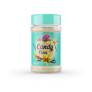 Vanília ízesítésű vattacukor alapanyag 300 g